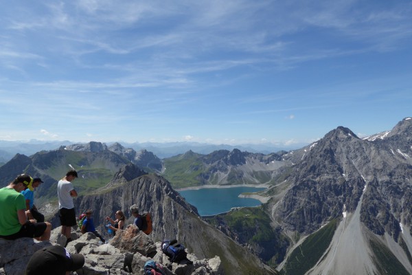 Bergwanderung am Lünersee