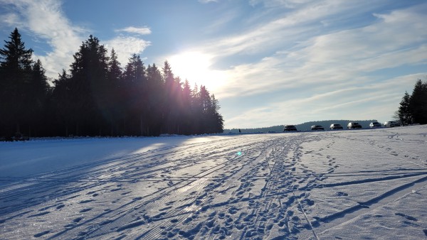 Skifahren am Schlossberg