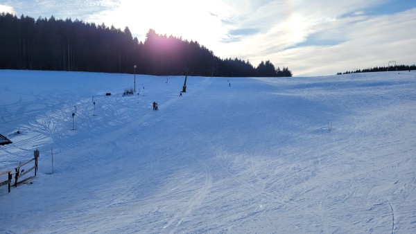 Skifahren am Schlossberg