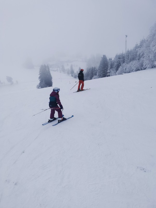 Skifahren am Schlossberg