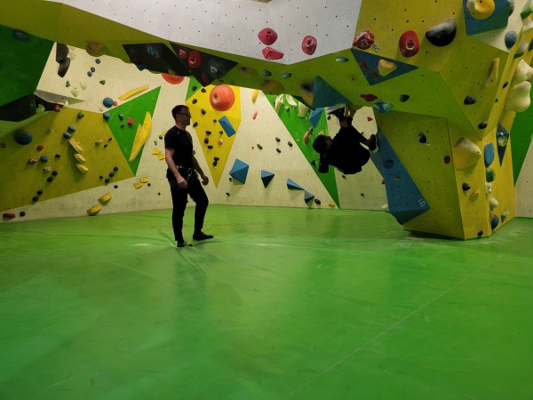 Klettern in der Halle