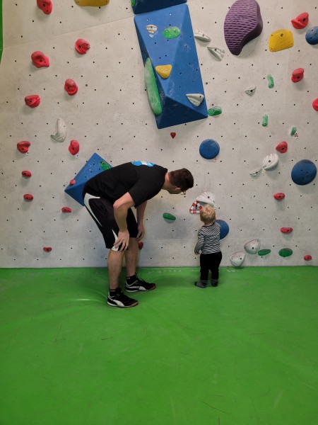 Klettern in der Halle