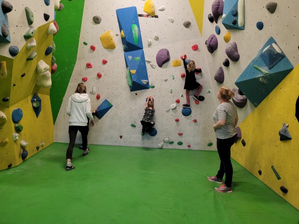 Klettern in der Halle